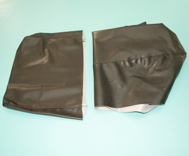 Чехол седла и спинки Буран (комплект, черные или черно-серые)