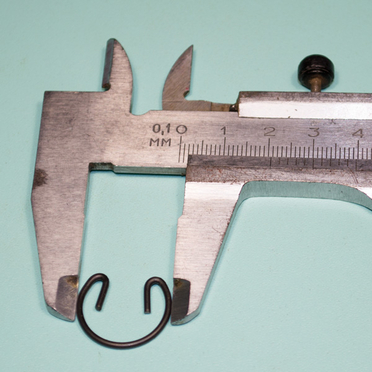 Кольцо стопорное пальца 18 мм. Буран (толщина 1.5 мм., 110501119, Чехия)