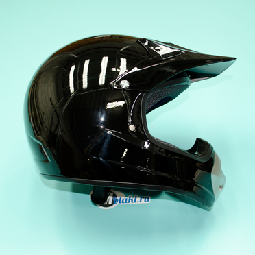 Шлем BLD819 (черный без наклеек, размер XS, НО реально 57-58, кросс)