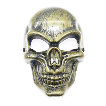 Маска-череп Ghost Rider (ТИП2, пластик, золото)