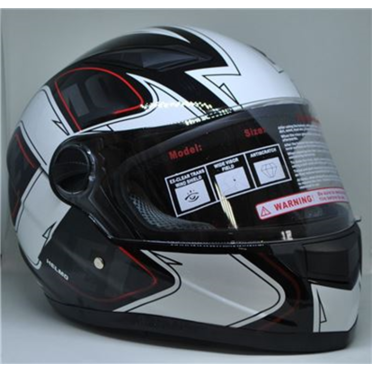 Шлем S2 F-083 (черно-белый, размер M 57-58 НО реально 61-62, интеграл)