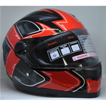 Шлем S2 F-081 (красно-черный, размер M 57-58 НО реально 61-62, интеграл)