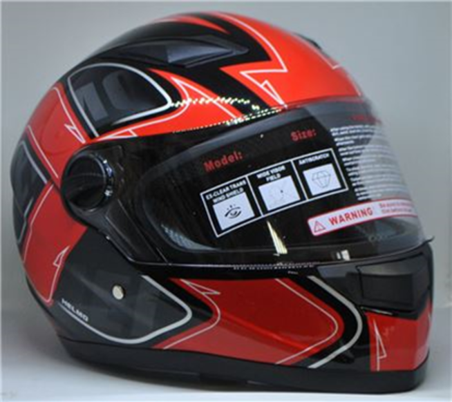 Шлем S2 F-081 (красно-черный, размер M 57-58 НО реально 61-62, интеграл)