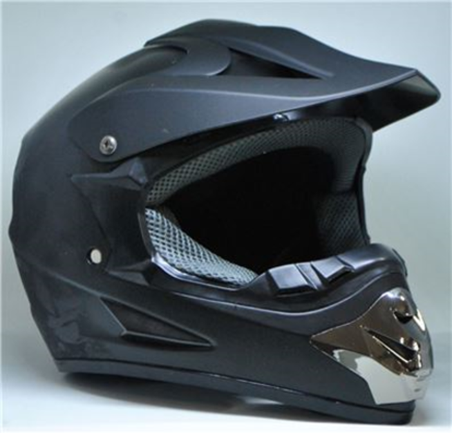 Шлем S2 CR-168-2 (черный матовый, размер L 59-60, кросс)