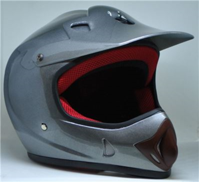 Шлем S2 C-03 (серый, размер M 57-58, кросс)
