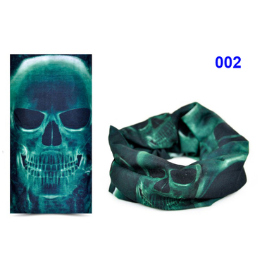 Бафф Череп тип515 (зеленые тона, шарф-маска отлично тянется)