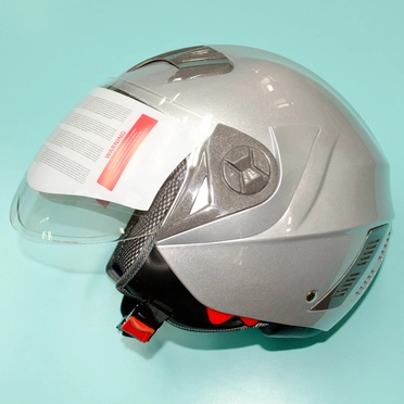 Шлем Safelead HF-221 (серебро металлик, размер L 59-60, открытый) АРХИВ