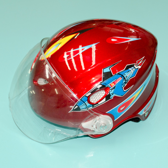 Шлем Safelead HF-227 (бордовый, размер M 57-58, открытый)