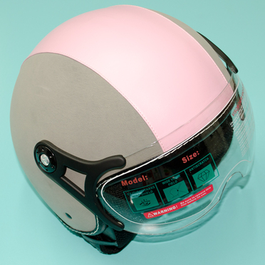 Шлем BLD 288 (СЕРО-РОЗОВЫЙ, размер S, НО реально 57-58, открытый)