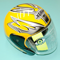 Шлем YEMA YM-603 (желтый, размер S 55-56 НО реально 57-58, открытый)