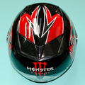 Шлем YEMA YM-616 (черно-красный, размер S 55-56 НО реально 57-58, открытый)