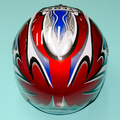 Шлем YEMA YM-802A (красный, размер L 59-60 НО реально 60-61, интеграл)