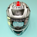 Шлем YEMA YM-802A (серебристый, размер M 57-58 НО реально 59-60, интеграл)