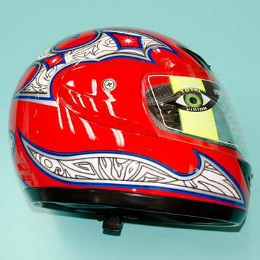 Шлем YEMA YM-805 (красный, размер M 57-58 НО реально 59-60, интеграл)