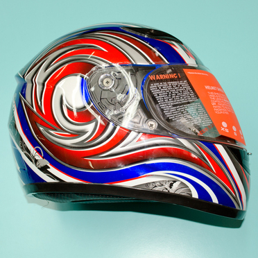 Шлем YEMA YM-821A (красно-синий, размер M 57-58, интеграл)