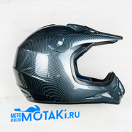 Шлем BLD819-2 (цвет карбон, размер XS, НО реально 56-57, кросс)
