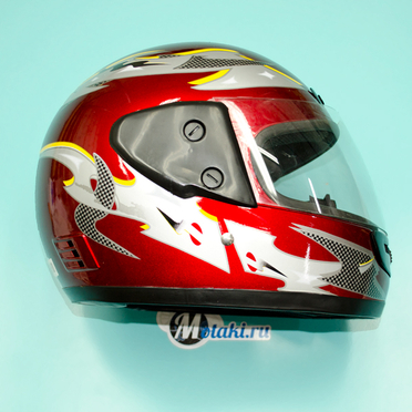 Шлем Safelead LX-101 (бордовый металлик, размер M 57-58 НО реально 61-62, интеграл)