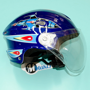 Шлем Safelead HF-227 (синий, размер L 59-60, открытый)