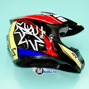 Шлем S2 CR-168 (черный ATV Racing, размер L 59-60, кросс) АРХИВ