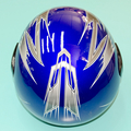 Шлем S2 N-858 (синий, размер XS 53-54 НО реально 57-58, интеграл с воротом)