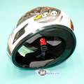 Шлем YEMA YM-802 (белый, размер М, НО реально 61-62, интеграл) УЦЕНКА