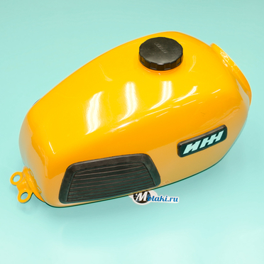 Бак топливный Иж-4 (желтый, реставрация МотоМеханика)