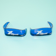 Козырьки поворота Орион (пара, прямоугольные 100 x 65 мм., синие)