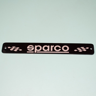 Эмблема бардачка Sparco Иж (черная)