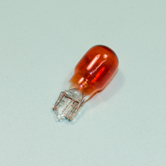 Лампа 12В 10W T10 поворотник скутер (без цоколя, оранжевая или красная)