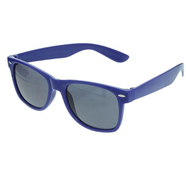 Очки солнцезащитные Wayfarer ТИП2 (синяя оправа, темное стекло, пластик)