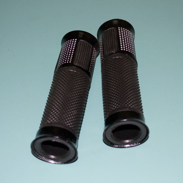 Ручки руля BUNGBON (грипсы черные, металл и резина, на руль 22 мм.)