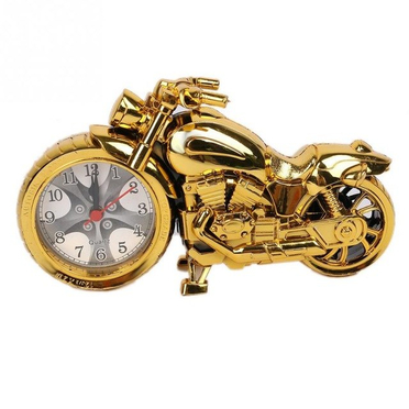Часы настольные в виде мотоцикла (цвет бронза, 230 x 130 мм.)