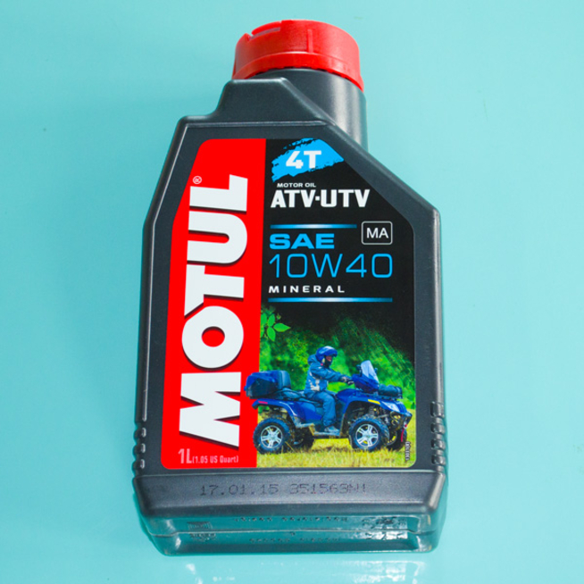 Масло моторное MOTUL ATV-UTV для 4-х т. двигателей (минеральное SAE 10W40, 1 л.)