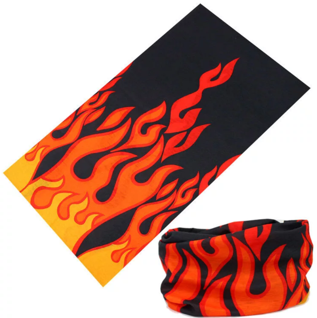 Бафф Пламя тип502 (шарф-маска отлично тянется)