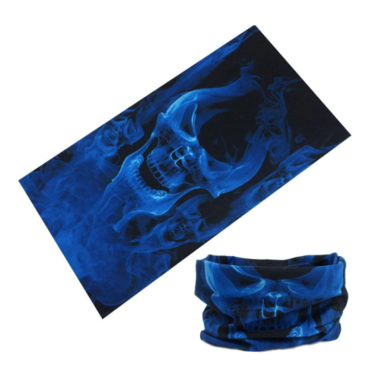 Бафф Череп тип510 (синие тона, шарф-маска отлично тянется)