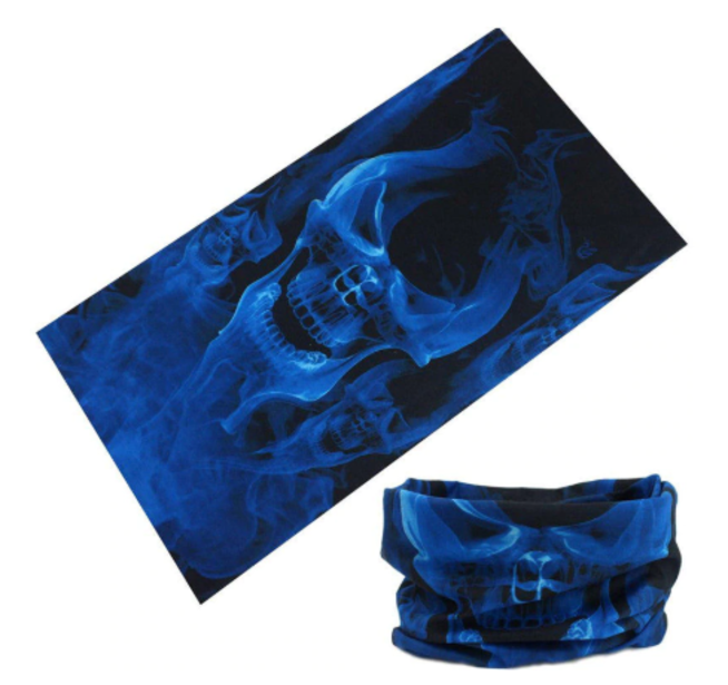Бафф Череп тип510 (синие тона, шарф-маска отлично тянется)