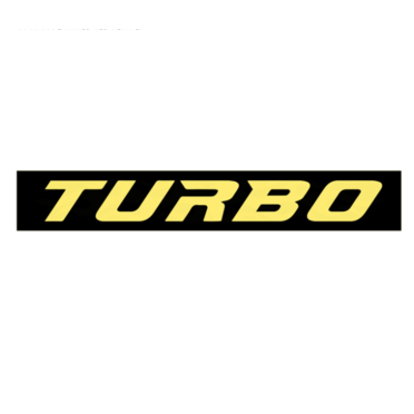 Наклейка на стоп-сигнал TURBO (винил, 25 х 150 мм.)