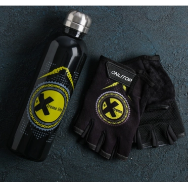 Бутылка и перчатки EXTREME (600 ml, размер M)