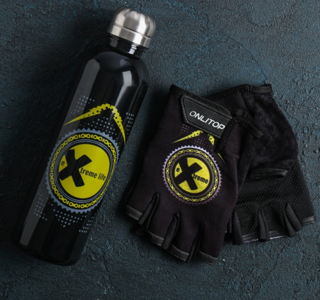 Бутылка и перчатки EXTREME (600 ml, размер M)
