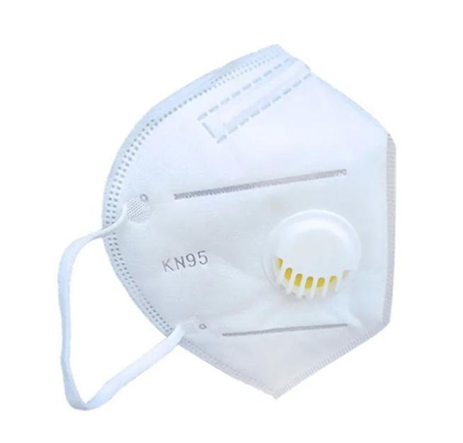 Респиратор-маска защитная KN95 FFP2 с клапаном