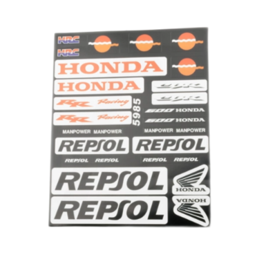 Наклейки Хонда CBR  PEPSOL 5985 (винил,175 х 220 мм, 24 наклейки)