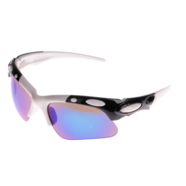 Очки спортивные Casper (бело-черная оправа, радужное покрытие стекла)