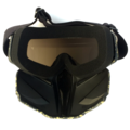 Очки защитные с маской EXTRIM тип3 (темное стекло, маска-фильтр снимается)