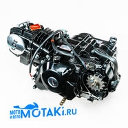 Двигатель TTR125 4Т 127 куб. (ЧЕРНЫЙ AL цилиндр D54 мм, нижний стартер)