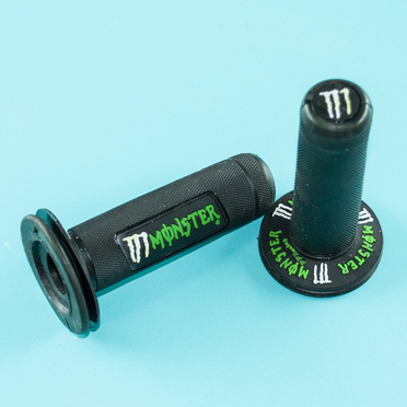 Ручки руля MONSTER PROTAPER (грипсы зеленые на руль 22 мм.)