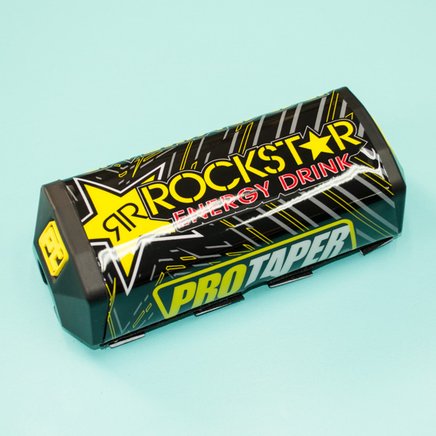 Защита перекладины руля RockStar (черная прямая, 195 x 75 мм.)