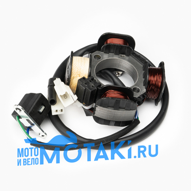 Зажигание скутер Сузуки AD-100 (статор генератор, 4 катушки без ротора)