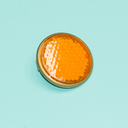 Катафот круглый оранжевый (М6 x D61 мм, Россия)