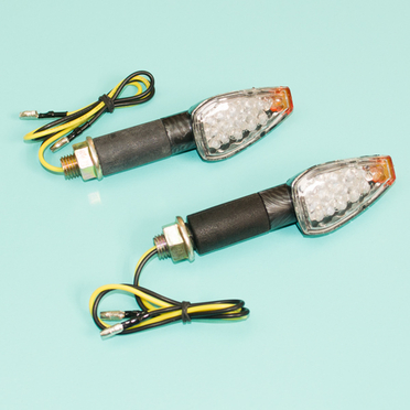 Повороты светодиодные LED QZ-003 (М10 x 27 x 28 x 85 мм.)