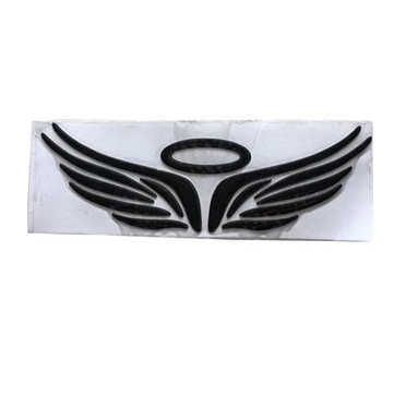 Наклейка Крылья (черная, 165 x 55 мм.)